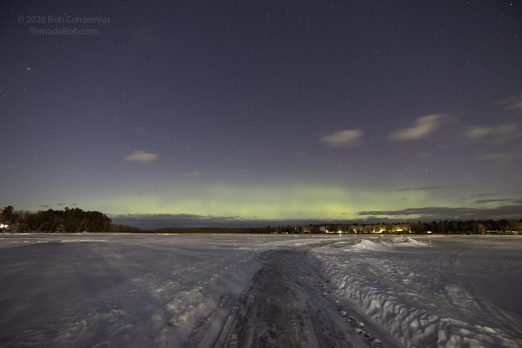 Auroras in Grand Rapids, MN around 1:00 AM.