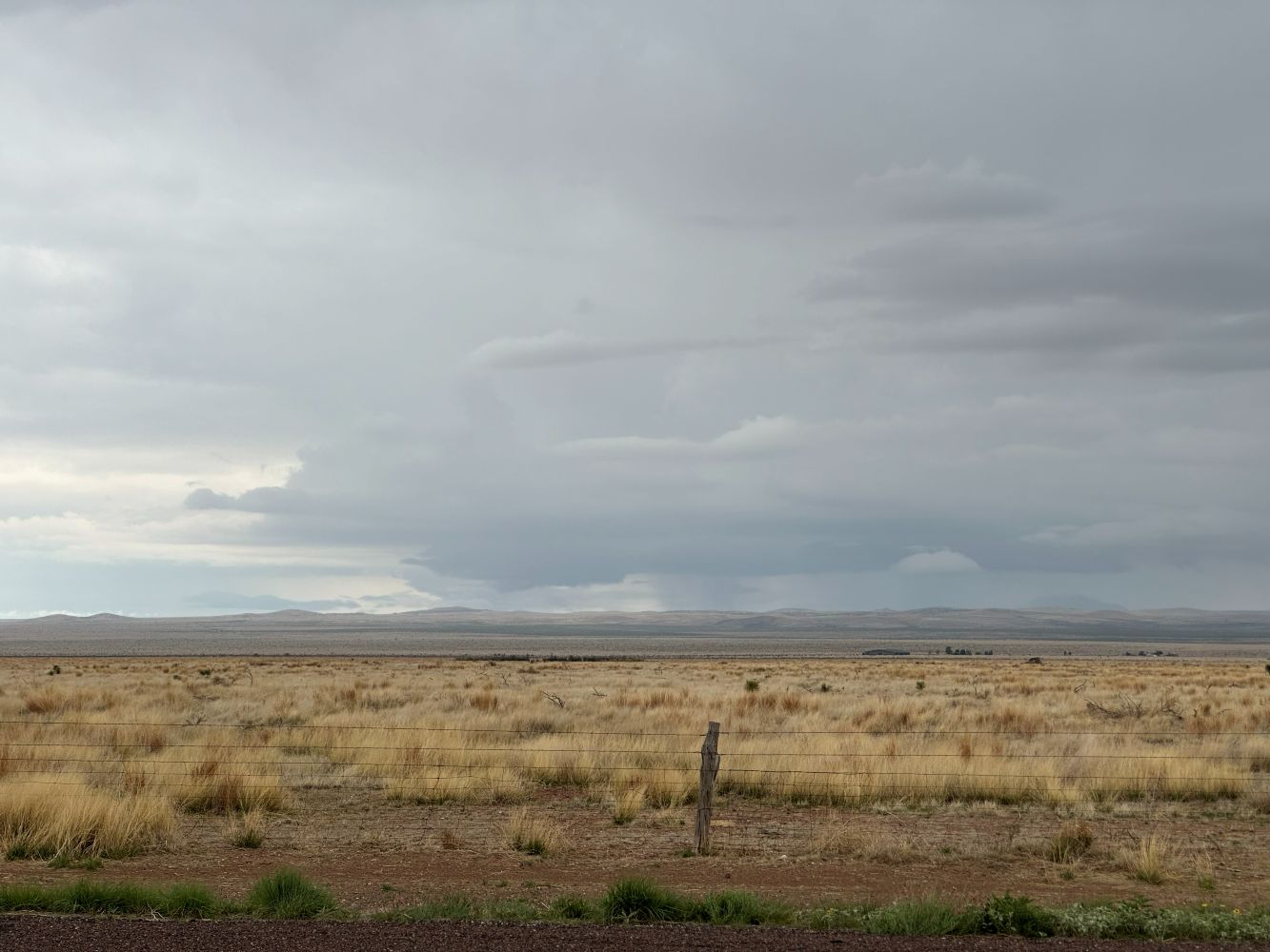 Storm southwest of Marfa, TX 1:30 PM 4/20/2026.