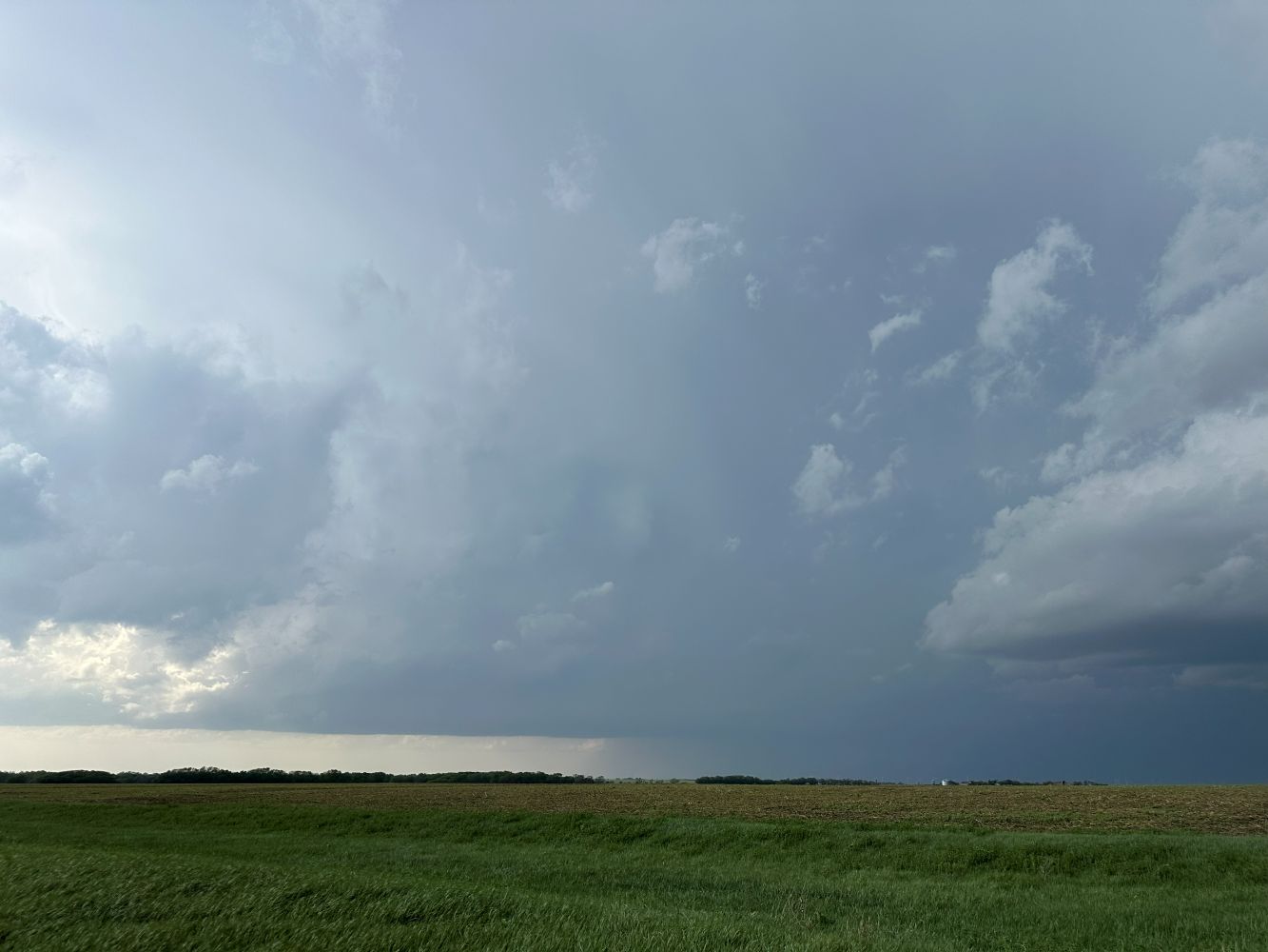 Cold front storm