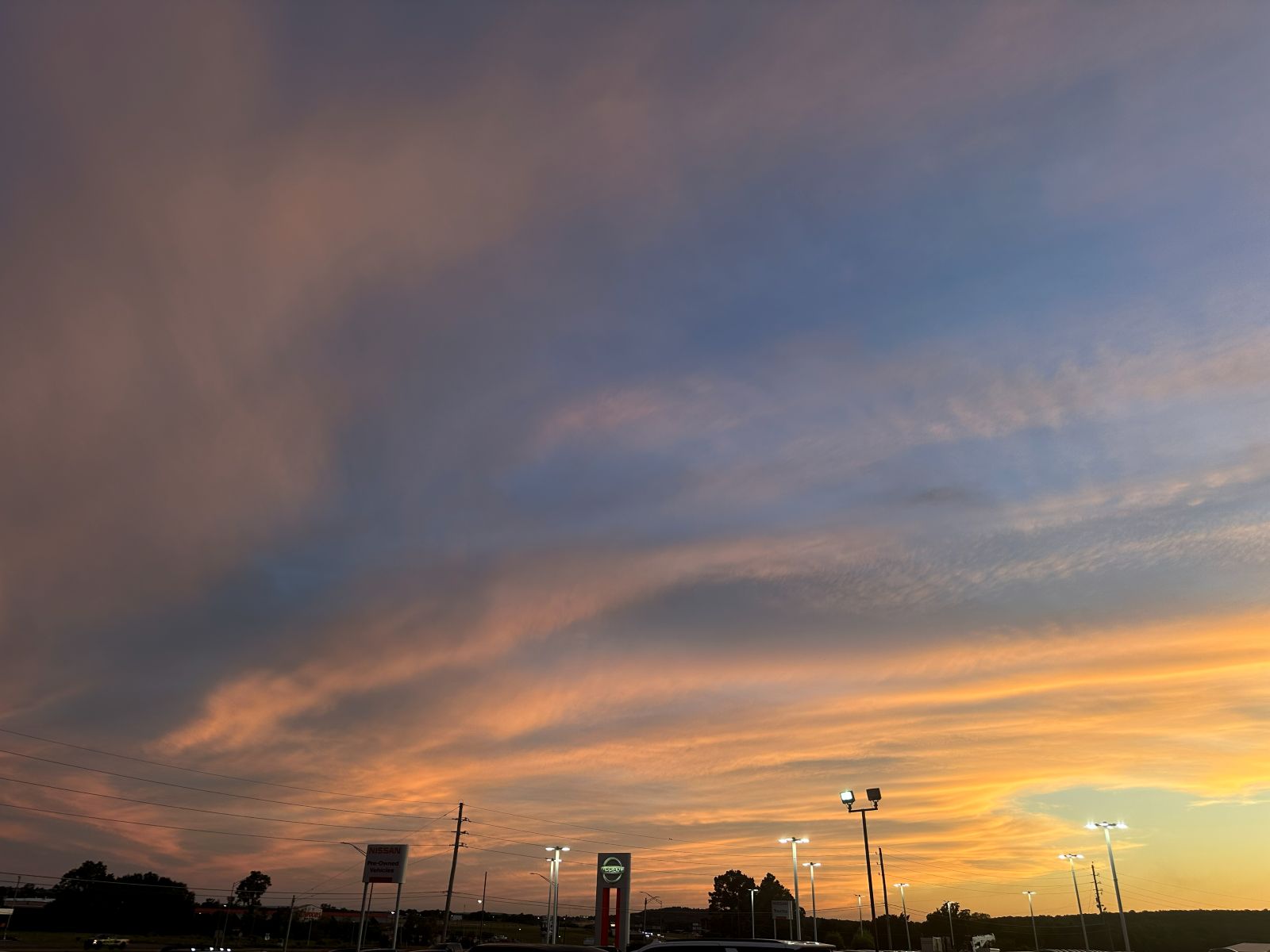Sunset in McAlester, OK May 7, 2026