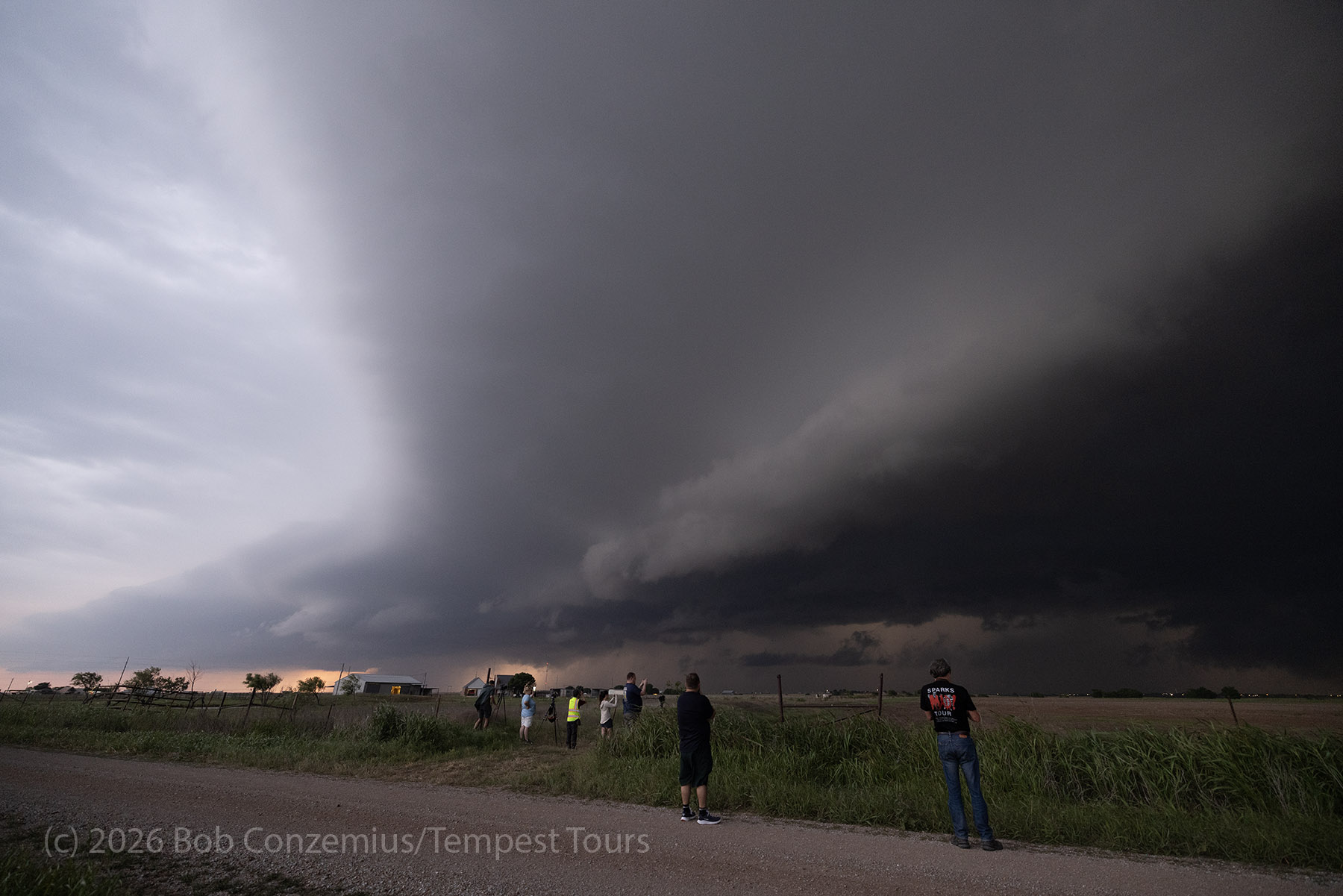 Shelf cloud west