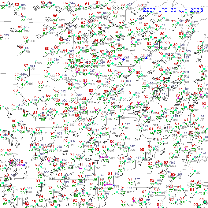 Surface map