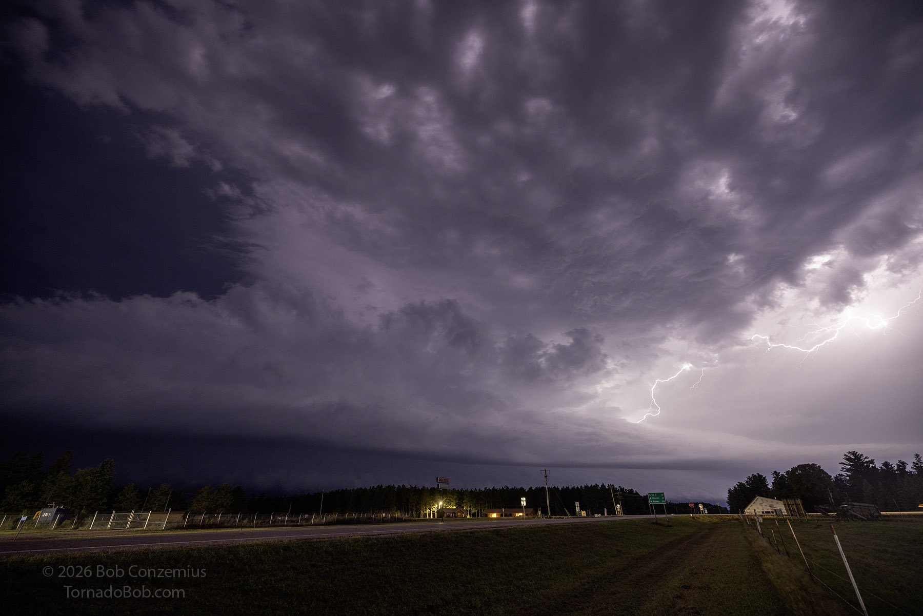 Supercell storm evening of September 3 Lake Itasca Township.
