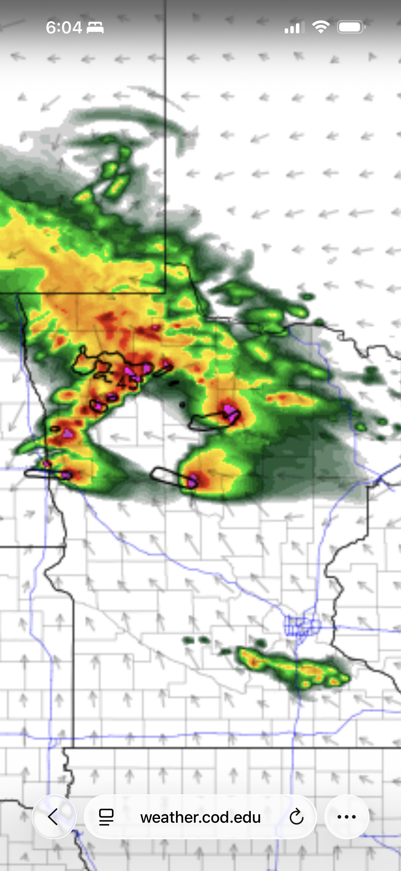 HRRR forecast